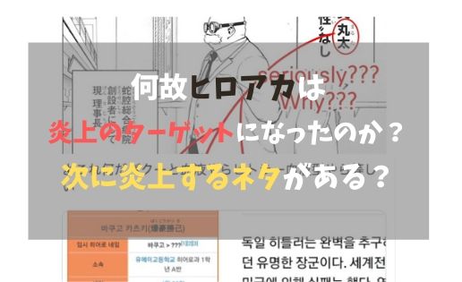 ヒロアカが炎上のターゲットになった理由は 次の炎上ネタがまだある Mahiyu S Blog